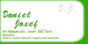 daniel josef business card